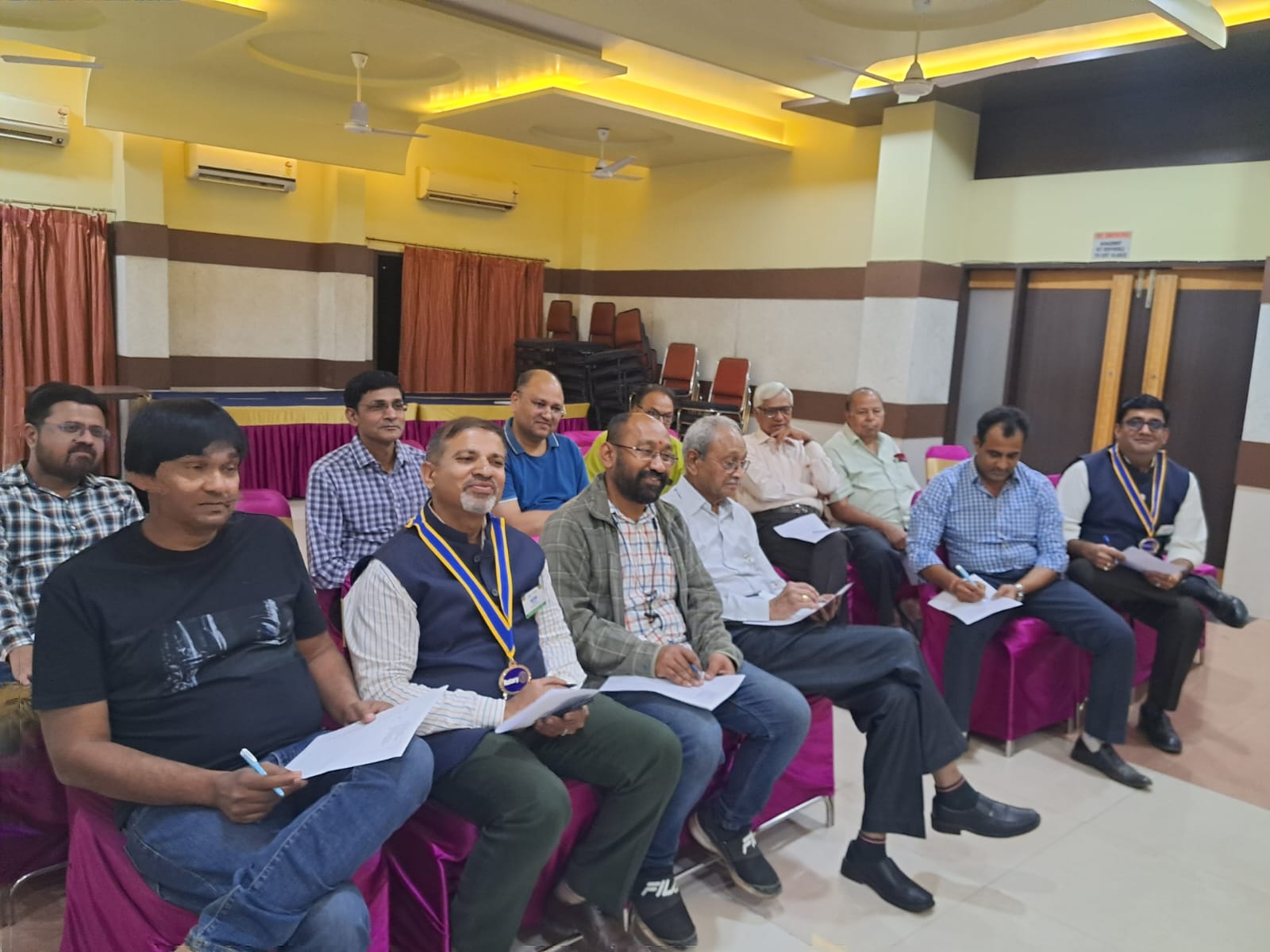 Rotary club meeting